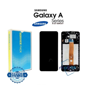 Samsung Galaxy A12 / A12s, A12 Nacho / A127 , SM-A127F / /Service Pack/ Full Original/ LCD Дисплей+ Рамка