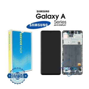Оригинален дисплей с рамка за Samsung Galaxy A51/ SM-A515F /Service Pack/ Full Original/LCD+Тъч скрийн/GH82-21680A