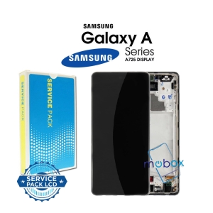 Samsung Galaxy A72 4G/5G ( 2021 ) / A725/A726, SM-A725F, SM-A726B /Service Pack/ Full Original/ LCD Дисплей+ Рамка/ White
