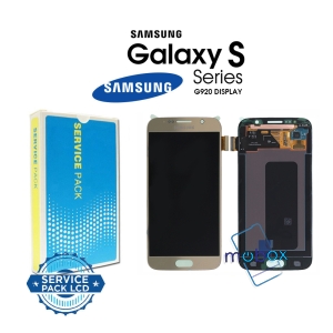 Samsung Galaxy S6 / G920 /SM-G920 /Service Pack/ Full Original/ LCD Дисплей+ Тъч скрийн/ Gold