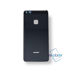 Заден капак за Huawei P10 Lite / черен / Задно стъкло