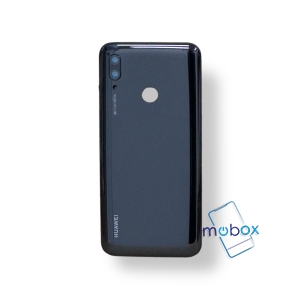 Заден капак за Huawei P Smart 2019 със стъкло камера /черен/  Задно стъкло