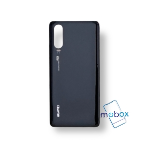 Заден капак за Huawei P30 / ELE-L29, ELE-L09, ELE-AL00 / Със стъкло камера /Задно стъкло/ Black / Черен