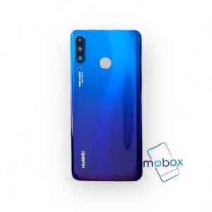 Заден капак за Huawei P30 Lite със стъкло камера / MAR / Задно стъкло 48 MP/ Peacock Blue/ Син