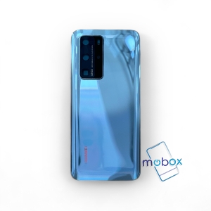 Заден капак за Huawei P40 Pro / със стъкло камера /Задно стъкло/Silver frost/ Сребрист