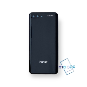 Заден капак за Huawei Honor 10 със стъкло камера/ черен/ Задно стъкло