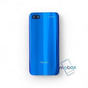 Заден капак за Huawei Honor 10  със стъкло камера / син / Задно стъкло