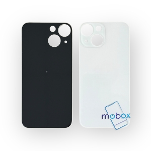 Заден капак за iPhone 13 mini /Big Hole/ Задно стъкло/ Starlight/ Бял