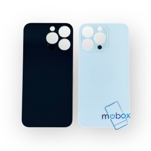 Заден капак за iPhone 13 Pro /Big Hole/ Задно стъкло/ Silver/Сребрист- Бял