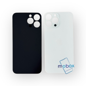 Заден капак за iPhone 13 Pro Max /Big Hole/ Задно стъкло/ Silver/  Бял