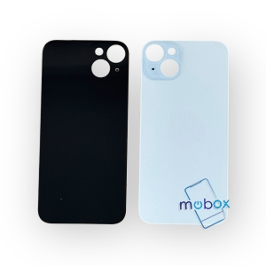 Заден капак за iPhone 15 Plus /Big Hole/ Задно стъкло/ Blue/ Син