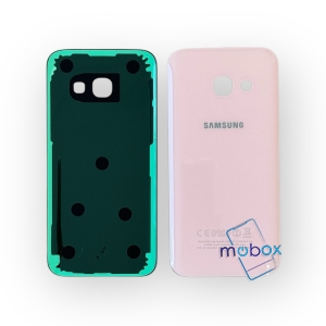 Заден капак за Samsung Galaxy A3 2017 / SM-A320 / Задно стъкло / розов