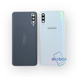 Заден капак за Samsung Galaxy A50 / SM-A505F /със стъкло камера/ Задно стъкло/ Бял