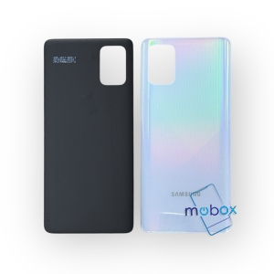 Заден капак за Samsung Galaxy A71, SM-A715F/Задно стъкло /prism crush silver/ Бял