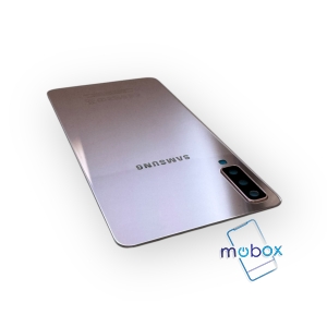 Заден капак за Samsung Galaxy A7 2018 / SM-A750F Задно стъкло със стъкло камера / Златист