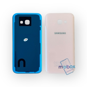 Заден капак за Samsung Galaxy A5 2017 / A520 , SM-A520/ Задно стъкло /Peach Cloud