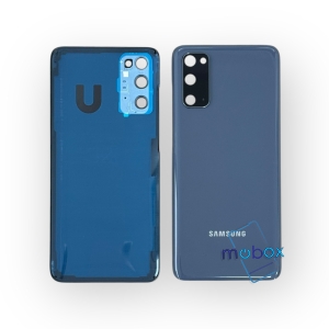 Заден капак за Samsung Galaxy S20 4G/5G / G980, G981/ със стъкло камера/ Задно стъкло/ Cosmic Grey / Сив