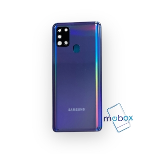 Заден капак за Samsung Galaxy A21s/ SM-A217F със стъкло камера /Задно стъкло / Син
