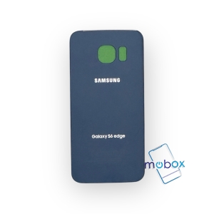 Заден капак за Samsung Galaxy S6 Edge G925 / Задно стъкло/ Тъмно син