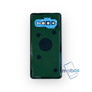 Заден капак за Samsung Galaxy S10 SM-G973F със стъкло камера / Задно стъкло / Оранжев