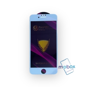 3D Стъклен протектор за iPhone 7 8 с рамка черни 3D Tempered Glass