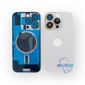 Заден капак за iPhone 16 Pro Max / Оборудван/ с метална част, с магнити, със стъкло камера/Desert Titanium/Златист