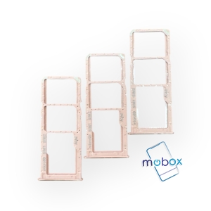 SIM държач за Samsung Galaxy A71, SM-A715 /A51 / A515 /Sim Card, microSD Tray / розов
