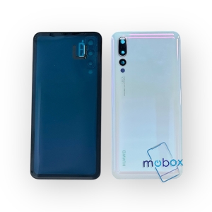 Заден капак за Huawei P20 Pro / CLT/ със стъкло камера /Pearl White/Бял /Задно стъкло