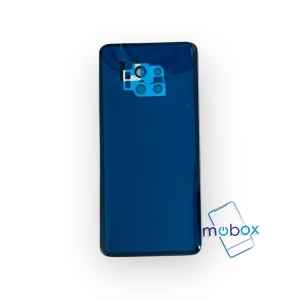 Заден капак за Huawei Mate 20 Pro / LYA / със стъкло камера  / Син /  Задно стъкло