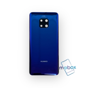 Заден капак за Huawei Mate 20 Pro / LYA / със стъкло камера  / Midnight Blue/ Тъмно син