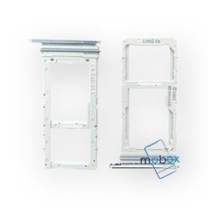 SIM държач за Samsung Galaxy S20, S20 Plus, S20 Ultra / G980, G981, G985, G986, G988 /Sim Card, microSD Tray / сиво