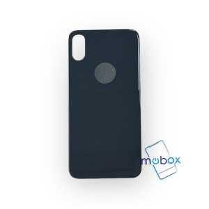 Заден капак за iPhone X / iPhone XS /Big Hole/ Задно стъкло/ Space Gray / Черен