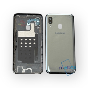 Заден капак за Samsung Galaxy A20e / SM-A202F / Със стъкло камера/ Black/ Черен