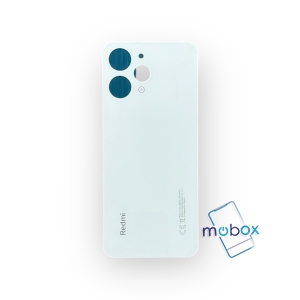 Заден капак за Xiaomi Redmi 12, 23053RN02A, 23053RN02Y / Silver, Сребрист / Бял