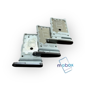 SIM държач за Samsung Galaxy S24 Ultra 4G / SM-S928B / Dual Sim Tray /Black/ Черен