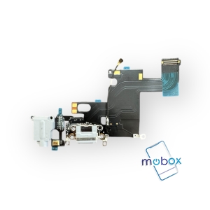 Лентов кабел блок захранване за iPhone 6 /с микрофон / черен/ ORG