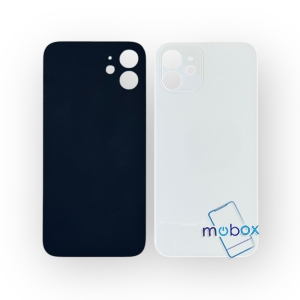 Заден капак за iPhone 12 /Big Hole/ Задно стъкло/ White /Бял
