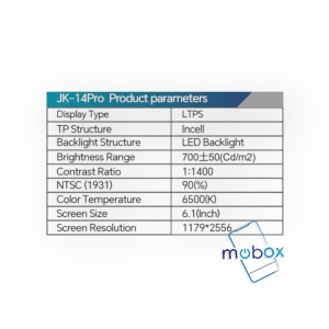 iPhone 14 Pro LCD Дисплей+Тъч скрийн /JK/ incell FHD
