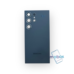 Заден капак за Samsung Galaxy S24 Ultra / SM-S928B /със стъкло камера/Titanium Black/ Сиво -Черен