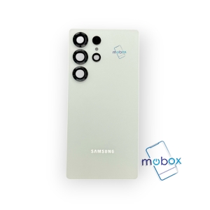 Заден капак за Samsung Galaxy S25 Ultra / SM-S938B /със стъкло камера/ White Silver/ Сребристо Бял