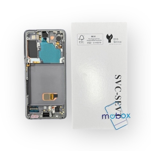 Samsung Galaxy S21 5G / G991 , SM-G991B /Service Pack/ Full Original/ LCD Дисплей+ Рамка/ Grey