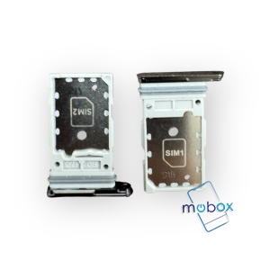 Sim държач за Samsung Galaxy S24, S24 Plus / SM-S921B, SM-S926B /Dual nanoSim/ Black/ Черен