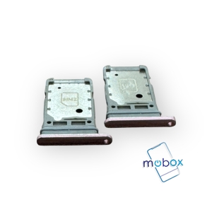 Sim държач за Samsung Galaxy S21 , G991 / S21 Plus , G996 / S21 Ultra , G998 /Dual nanoSim/ phantom pink / розов