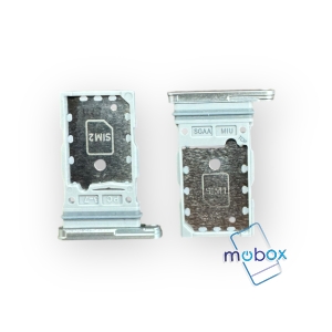 Sim държач за Samsung Galaxy S23 FE / SM-S711B / Dual nanoSim / Silver / Сребрист
