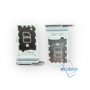 Sim държач за Samsung Galaxy S25 / S25 Plus / SM-S931/ SM-S936 /Dual nanoSim/ Silver / Сив
