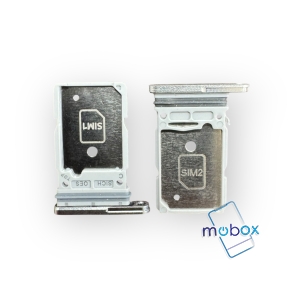 Sim държач за Samsung Galaxy S25 Ultra / SM-S938 /Dual nanoSim/ White / Бял
