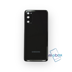 Заден капак за Samsung Galaxy S20 4G/5G / G980, G981/ със стъкло камера/ Задно стъкло/ Cosmic Black/ Черен