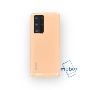 Заден капак за Huawei P40 Pro Gold със стъкло камера Задно стъкло