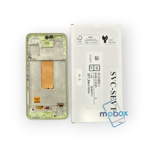 Оригинален дисплей с рамка за Samsung Galaxy A54 5G / SM-A546B /Service Pack/ Full Original/LCD+Тъч скрийн/GH82-31232C/ LIME / LIGHT GREEN