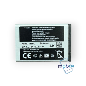 Батерия AB463446BE за Samsung E900,E1080, E1200, E1310, E2100, E3110, E500, X200, X300, X500, C130, C260, C300, D520, D730... / Li-ion/800mAh/3.7V/ Ориг.